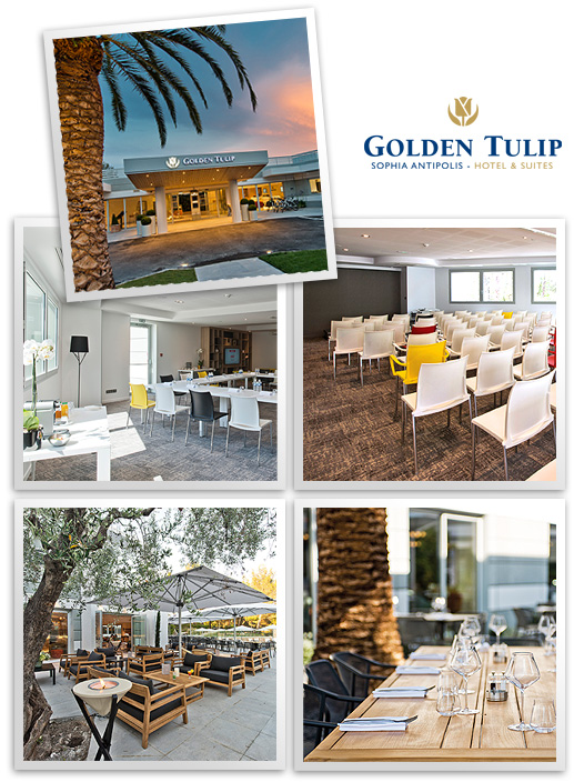 Lieu d'exception : Golden Tulip Sophia Antipolis, Partenaire d'Ideogram design